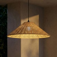 Lucande Taniola outdoor hanging light, 1-bulb, conical, Ø 60 cm
