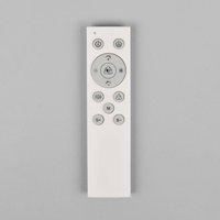 Reality Leuchten LED-taklampa Vono, svart/klar, Ø 40 cm, CCT, RGB-fjärrkontroll