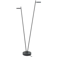 HighLight LED-golvlampa Round Move, 2 lampor svart 142 cm CCT dimbar
