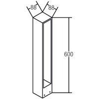BRUMBERG Trian LED-gånglampa, grafit