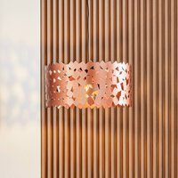 Lucande pendant light Aeloria, copper, Ø 45 cm, iron, E27