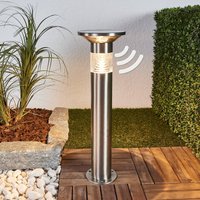 Lindby Jalisa LED pedestal light, 54 cm, solar, sensor
