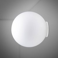 Fabbian Lumi Sfera glas-vägglampa, Ø 40 cm