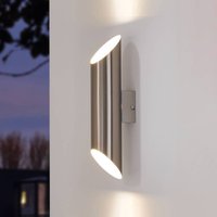 EGLO LED-utomhusvägglampa Agolada, stål