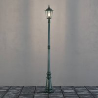 Konstsmide Firenze lamp post, 1-bulb, green