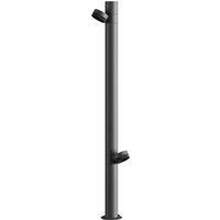 Karman LED path light Jaco, 84.3 cm, brown aluminium 2-bulb.