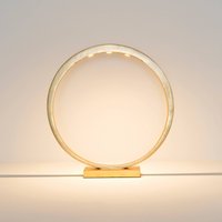 Holländer Asterisco LED table lamp ring design gold dimmer