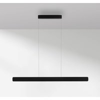 Paul Neuhaus LED-hänglampa Q-Stretto, svart, 120 cm
