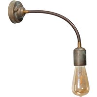 Moretti Luce Allen vägglampa, antik mässing, 1-ljus