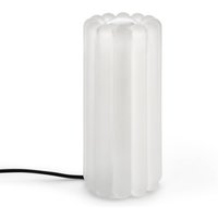 Tom Dixon LED-Tischleuchte Press, Glas gefrostet, Höhe 24 cm