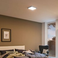 Paulmann Atria plafonnier 2 700 K 30x30 cm chromé