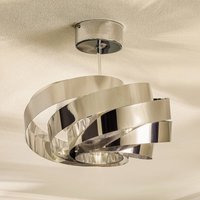 Euluna Plafonnier Vento, chromé-nickelé, Ø 40 cm, métal