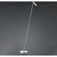 HELL Lampadaire LED Tom, dimmable, nickel