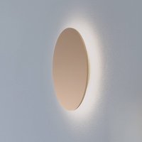 LED-væglampe Orios Plus, guld, Ø 30 cm, stål
