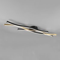 Trio Lighting Blaze LED-taklampa, CCT, dimbar, mässing