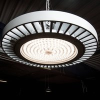 LTS Projecteur de hall LED FLC 840 suspendu Lentille 66° 152W