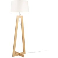 Aluminor Sacha LS mini golvlampa, trä och textil