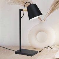 EGLO Lacey table lamp, height 48.5 cm, black, steel