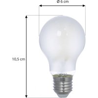 Arcchio LED-filamentlampa, E27 2,2W, matt, 3000K, 470 lm