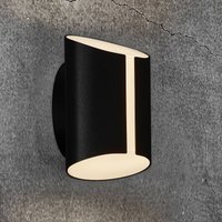 Nordlux Grip LED outdoor wall lamp, CCT smart home, black