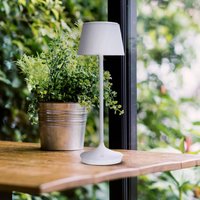 Näve LED-solcellsbordslampa Emmi CCT laddningsbar, vit