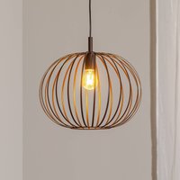 Argon Pendellampa Valor, mörkbrun, stål, Ø 40 cm