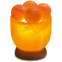 Wagner Life Bol de cristal de sel avec boules de massage, rond