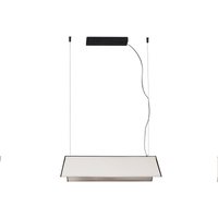 FARO BARCELONA Ludovico Surface LED-pendellampa, 60 cm, vit