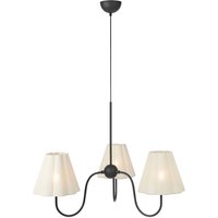 Markslöjd Veya pendant light, beige, linen, Ø 90 cm, E14