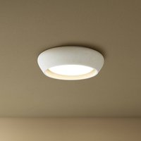 Beacon Lighting Beacon taklampa Fjord, ljusgrå, gips, Ø 28 cm, GX53