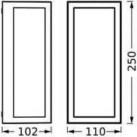 OSRAM utomhusvägglampa ENDURA CLASSIC RADO, mörkgrå, IP65