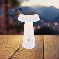 Globo LED table lamp 36624, white, rechargeable battery, CCT, IP54, dimmable