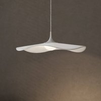 Bover LED-hänglampa Mediterránia, vit, Ø 52 cm, plast