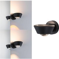 Paulmann Sabik LED-vägglampa up/down, svart