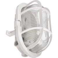 Deko-Light Moisture-proof lamp Sotano Retro white 19 x 12 cm IP44 plastic