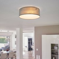 Smartwares Taklampa Ceiling Dream, Ø 30 cm, textil, grå