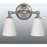 FEISS LED-badrumsvägglampa Huguenot Lake, 2 lampor