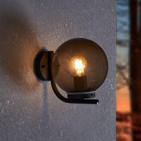 EGLO Utomhusvägglampa Taverna, svart/brun, utskjutande del 27 cm