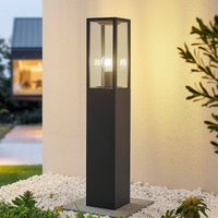 Lindby Peldar path light, anthracite/clear, 80 cm