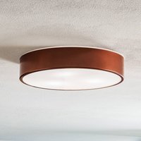 TEMAR LIGHTING Cleo 400 ceiling light, IP54, Ø 40 cm copper