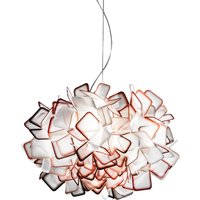 Slamp Clizia - designer pendant light, orange