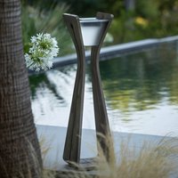Les Jardins Osmoz LED solar light made of Duratek, grey