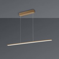 Bopp LED-hänglampa Baseline 2.0, sandfärgad, längd 119 cm