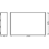 OSRAM LED-utomhusvägglampa ENDURA STYLE ILJA, mörkgrå, IP65