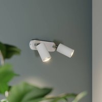 Euluna Spot mural Eye à 2 lampes, blanc