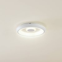 Lindby Smart Lynden LED ceiling lamp, Ø 38cm, white, RGB, Tuya