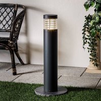 Lucande LED-väglampa Lucius, 65 cm, antracit, metall, IP54