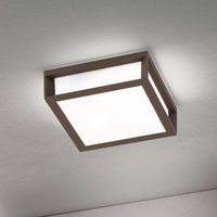 ORION Henry outdoor light, corten, die-cast aluminium, E27, IP44