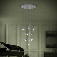 EGLO Stars Of Light LED-pendellampa Paratebueno krom rund 17-fl.