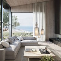 Karman Suspension Alibaglass Medium, nickelé, Ø 18 cm